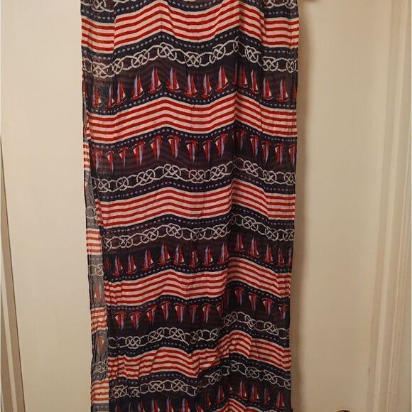 Talbots Accessories - Talbot's Long scarf Red White Blue